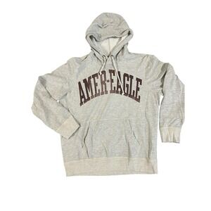 American Eagle Vintage NWOT Heather Gray Hoodie SZ XL